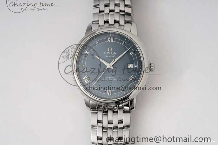 0301 De Ville SS DIWF 1:1 Best Edition Light Blue Dial SS Markers on SS Bracelet MIYOTA TopPick 7850